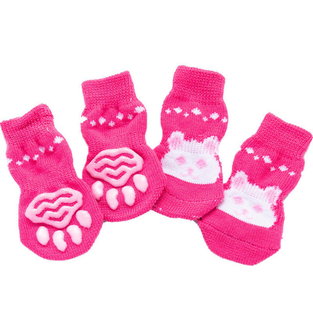 Pet Socks (Knitted 4Pc Set)
