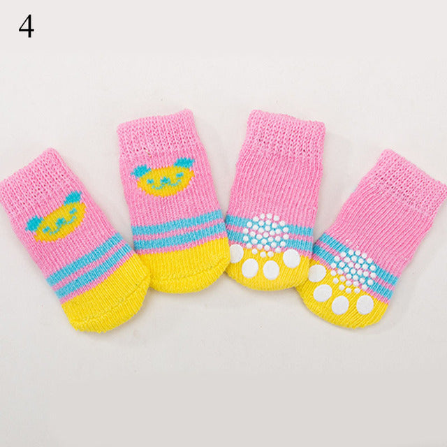 Pet Socks (Knitted 4Pc Set)