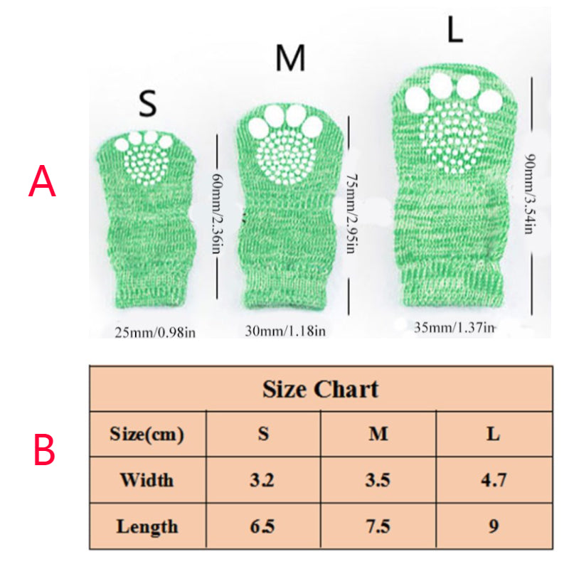 Pet Socks (Knitted 4Pc Set)