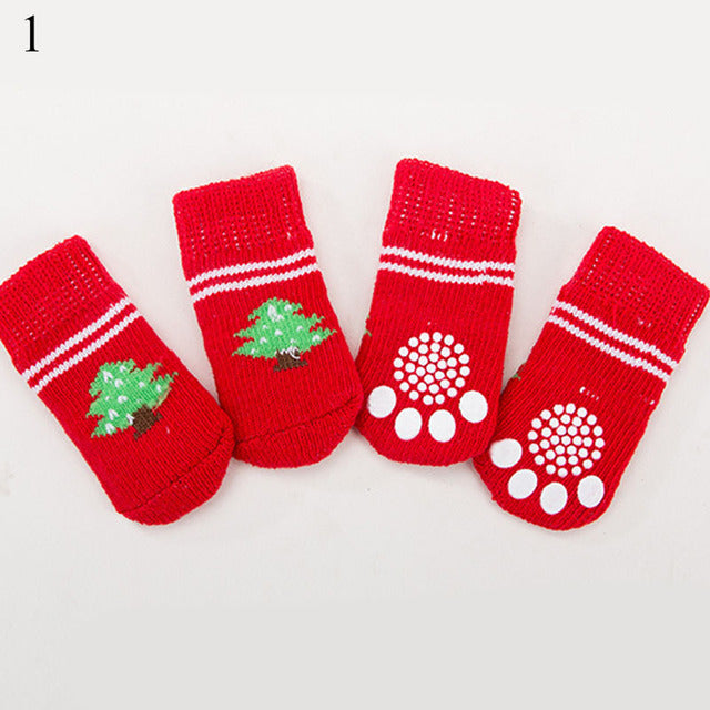 Pet Socks (Knitted 4Pc Set)