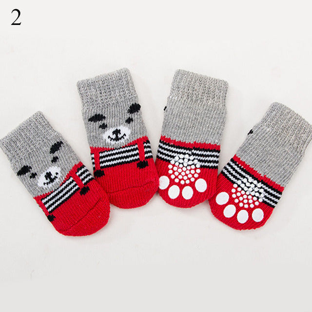Pet Socks (Knitted 4Pc Set)