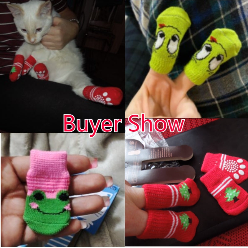 Pet Socks (Knitted 4Pc Set)
