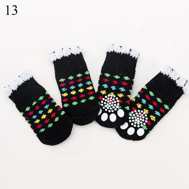 Pet Socks (Knitted 4Pc Set)