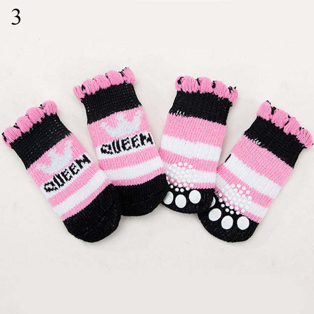 Pet Socks (Knitted 4Pc Set)