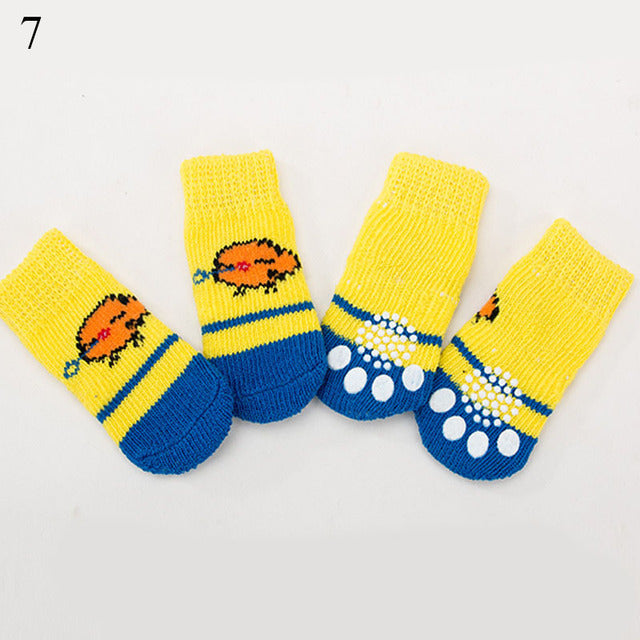 Pet Socks (Knitted 4Pc Set)